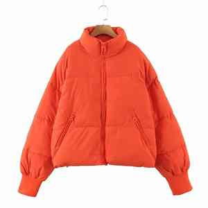 Wholesale Ladies <b>Winter</b> Jacket Fashion Casual Cotton Puffer Coat with Logo Thick Bubble Windproof Warm <b>Winter</b> <b>Accessory</b> - Product Image 2