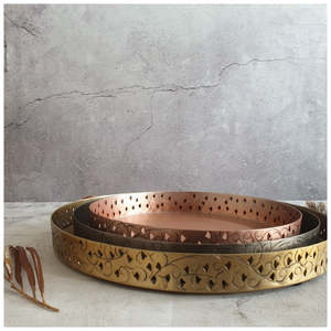 Plateau en métal de haute qualité pour les fêtes de mariage décor à la maison plateau de service beau moderne élégant à bas prix - Product Image 3