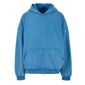 Custom 100% Cotton sunfade Hoodie Men's Winter Hooded Unisex Sun Faded High Quality <b>Thick</b> <b>Fleece</b> 420gsm Heavy Weight - Product Image 4