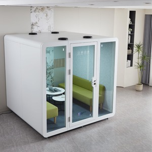 Office Pod Booth, Extra Large Space Sound Proof Office Pod for 8 People - Product Image 2
