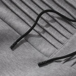 Pull à capuche surdimensionné avec logo personnalisé pour hommes, molleton lourd avec col à capuche, motif uni, pour vêtements de rue d'hiver - Product Image 3