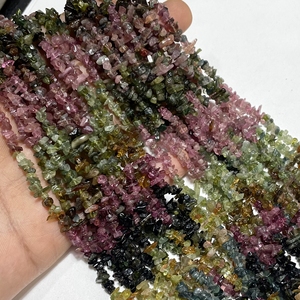 Cuentas de piedra Heishi multicolor ASP GEMS de alta calidad, cuentas de Chip multiturmalina Natural, 6-8MM, hebra larga de 34 pulgadas, venta al por mayor - Product Image 2