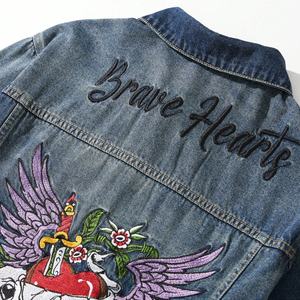 Vente en gros Nouvelle arrivée Veste en jean unisexe à bouton unique Hiver Mode Indigo Lavé Effet usé Service OEM - Product Image 4