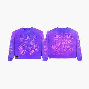 เสื้อยืดแขนยาวพรีเมียมผ้าคอตตอนหนา 280 GSM ซักแบบวินเทจ พิมพ์ลาย DTG ลาย SacredArt เสื้อยืดผ้าฝ้าย 100% สำหรับผู้ชาย ทรงหลวม - Product Image 5