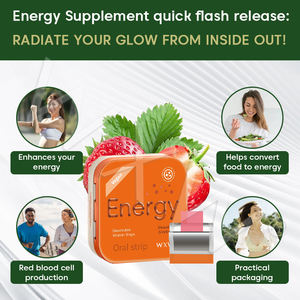 Meilleur complément alimentaire personnalisé en bandelettes orales minces et dissolvables pour le soutien de la santé immunitaire des adultes, film oral énergétique - Product Image 3