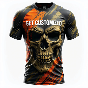 Équipement MMA Rash Guard personnalisé à manches longues ou courtes pour les athlètes de jiu jitsu fabriqué avec un kimono de jiu jitsu en tissu extensible durable - Product Image 2