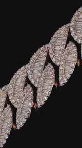 Best Quality <b>VVS</b> Moissanite <b>Diamond</b> Cuban Link <b>Chain</b> for Parties Weddings Anniversaries Gifts; Stylish Hip Hop ICed Men's - Product Image 3