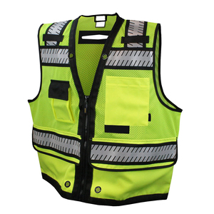 Concevez votre propre logo Gilet de sécurité pour hommes Gilet de travail personnalisé à plusieurs poches Haute visibilité Respirant Réfléchissant pour hommes - Product Image 3