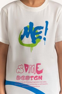 เสื้อยืดผ้าฝ้ายแขนสั้นคอกลมสำหรับเด็กผู้ชายชุดไปโรงเรียนลำลองสำหรับฤดูร้อน - Product Image 6