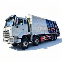 Camion à ordures compacteur Sinotruk HOWO 8x4 de 31 tonnes, camion à déchets lourds certifié Euro5 Euro6 CE ISO, directement de l'usine