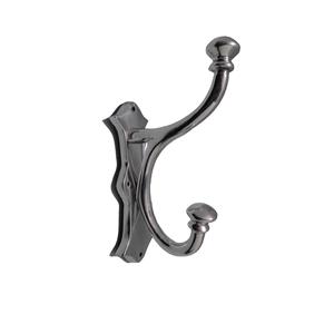 Ensemble de trois crochets muraux à double crochet mural Accueil Hôtel Salle de bain Restaurants Utilisation Laiton plaqué Designer Salle de bain Laiton plaqué Antique - Product Image 4