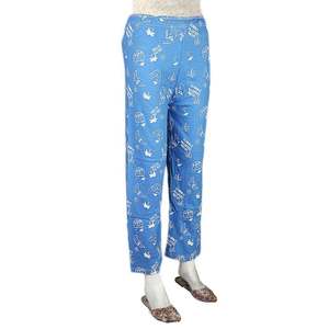 Pantalón estampado para mujer - Azul real - Product Image 1