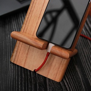 Nuevo Soporte de Madera para Teléfono Móvil, Soporte Universal de Madera Natural para Celular - Product Image 3