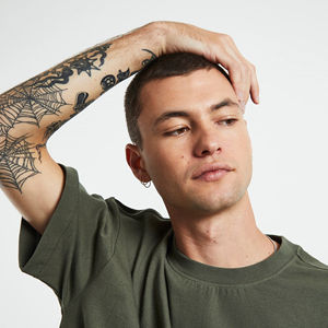 Camiseta de Verano Extra Grande para Hombre, Precio al por Mayor, Personalizada, de Algodón/Fibra de Bambú, Informal, Diferentes Colores, Lisa, con Estampado Gráfico - Product Image 6