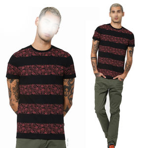 Camisetas estampadas de alta calidad para hombre, camisetas para exteriores de Material para hombre, camiseta de precio disponible en stock para hombre - Product Image 6