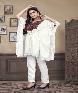 Top Kaftan Con parte inferior del pantalón Ladies Girls Ladies Wear Ropa a precio barato por Alphanumero Corporation Indian Latest Dress Ethnic - Product Image 3