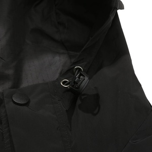 Veste coupe-vent d'été unisexe imperméable à capuche respirante pour le sport de plein air, chauffante, grande taille, fermeture éclair fine pour hommes - Product Image 3