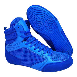 Color sólido Hombres Nuevo estilo Zapatos de boxeo 100% Transpirable Cómodo y de secado rápido Material Hecho Zapatos DE BOXEO - Product Image 5