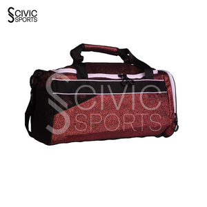 Nouveaux sacs de sport matelassés en coton, sacs de voyage personnalisés avec imprimé nœud, sacs de sport de voyage - Product Image 4
