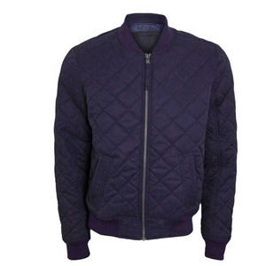 Veste d'hiver décontractée pour homme, col montant, logo sur le devant, polyester personnalisé, coupe ajustée, séchage rapide, respirante, fermeture éclair - Product Image 2