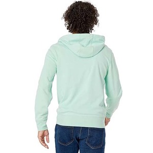 Sweat-shirts à capuche respirants pour hommes 100 % coton zippés brodés personnalisables coupe ample en molleton - Product Image 2