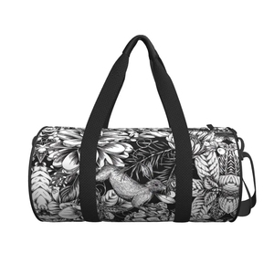 Sac polochon de sport en nylon de voyage avec logo personnalisé grand sac polochon de sport léger personnalisé à la mode en vente - Product Image 1