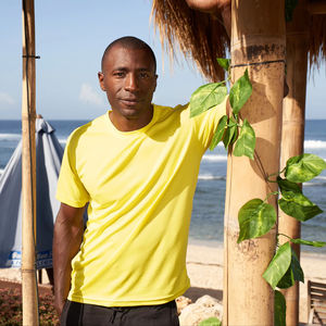 Camiseta Unisex Ultifresh de Manga Corta con Cuello Redondo, Tejido de Poliéster, Color Sólido, Casual, Suave, Transpirable, con Bordado y Serigrafía, Ecológica - Product Image 5