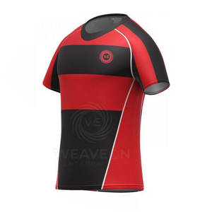 Ensembles d'uniformes de rugby 100 % polyester de qualité supérieure, antibactériens, grandes tailles, options personnalisées pour adultes, poids du tissu 340 g - Product Image 3