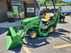 Used Compact Utility Wheel Tractor with Front Loader Rear Brush Cutter Diesel Farm Lawn Machine 110HP - Product Image 3