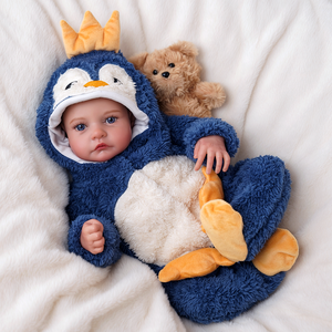 Muñeca Bebé <span class=keywords><strong>Reborn</strong></span> de Vinilo Realista de 20 Pulgadas, Marca Babeside Loyd, Juguete Suave para Niñas <span class=keywords><strong>con</strong></span> <span class=keywords><strong>Ojos</strong></span> que se Abren y Cierran - Product Image 3