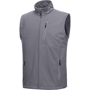 Gilet Softshell léger personnalisable pour hommes pour les voyages de rue, la randonnée, la course à pied, le golf-Veste coupe-vent sans manches ODM Supply - Product Image 1