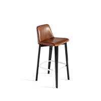 Chaise de bar de luxe avec éléments chromés