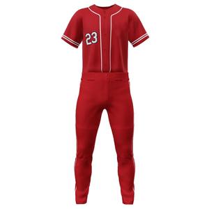 Vêtements de sport en gros 100% polyester respirant grande taille uniforme de baseball personnalisé nouveau style 2025 ensemble maillot et pantalon à séchage rapide - Product Image 1