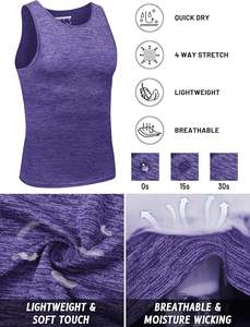 Débardeurs grande taille pour hommes chemise d'entraînement sans manches à séchage rapide t-shirts de performance de gymnastique athlétique pour la musculation - Product Image 4