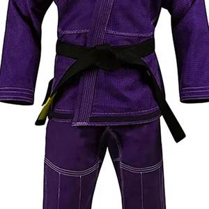 Servicio OEM, Venta Caliente, Uniforme de Jiu Jitsu y Karate Personalizado con Logotipo Frontal, Transpirable, de Algodón, Manga Larga, Venta al por Mayor de Artes Marciales para Hombre - Product Image 4