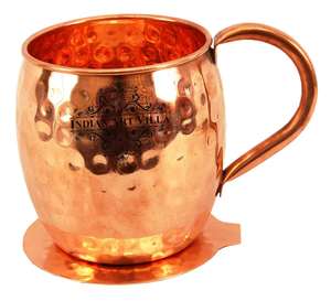 copper tumbler handcrafted for pure <b>water</b> drinking Ayurvedic detox and home decor collection - Product Image 4