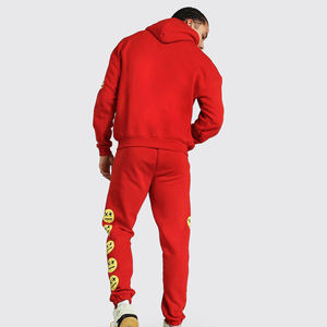 Ventes en gros de survêtements personnalisés de 450 à 500 g/m², sweat-shirts et pantalons de survêtement amples et décontractés, ensembles de survêtements streetwear pour hommes - Product Image 5