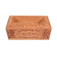 Boîte à mouchoirs en bois élégante de luxe de qualité supérieure pour bureau et décoration intérieure