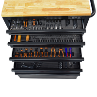 Armoire à outils modulaire à 7 tiroirs, capacité de charge de 680 kg, système de verrouillage à clé, acier thermolaqué, personnalisable, OEM, rangement de garage