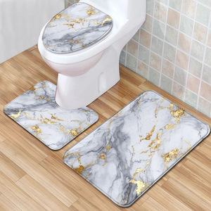 Custom Printed Bath <b>Mat</b> <b>Bathroom</b> Rug <b>Set</b> for <b>Bathroom</b> Non-Slip Shower Curtain Bath <b>Mat</b> - Product Image 5