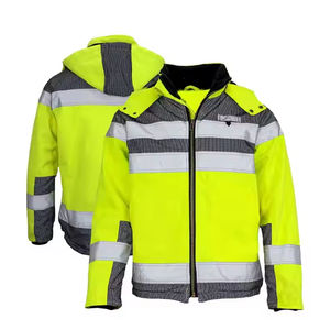 Chaqueta de trabajo de seguridad para uso laboral Chaqueta DE SEGURIDAD Logotipo personalizado y protección de color Chaqueta de lluvia de seguridad - Product Image 3