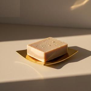 Porte-savon en laiton de finition luxueuse pour accessoires de salle de bain haut de gamme offrant une beauté intemporelle et une durabilité - Product Image 1