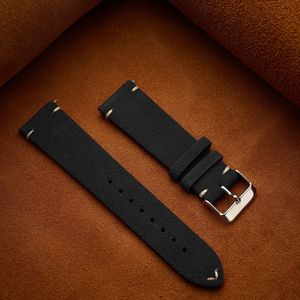 <span class=keywords><strong>Bracelet</strong></span> de <span class=keywords><strong>montre</strong></span> vintage en daim et cuir véritable 20mm 22mm, <span class=keywords><strong>bracelet</strong></span> de remplacement en velours doux pour hommes et femmes, compatible <span class=keywords><strong>montre</strong></span> connectée - Product Image 6