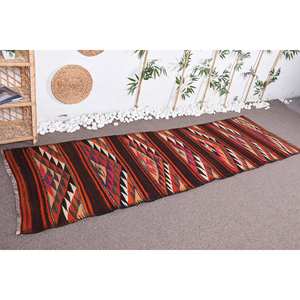 พรมขนแกะสีน้ำตาลแดงแบบดั้งเดิมขนาด2,8X9,4ฟุตทรงสี่เหลี่ยมสำหรับตกแต่งทางเดินในห้องนั่งเล่นพรมข้างเตียง - Product Image 3