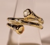 Anillo Elegante Chapado en Oro de 14K S925 con Citrino Natural, Prehnita y Circonita Cúbica, Personalizable para Venta al por Menor, OEM, ODM - Product Image 2