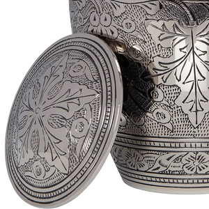 โกศโลหะสำหรับงานศพตกแต่งบ้านดีไซน์โบราณ - Product Image 3