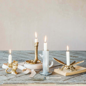 Bougeoirs de décoration de table Art créatif fait à la main classique Unique éclaircissant bougeoir finition en béton décoratif - Product Image 3