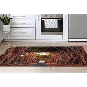 Tapis Tunnel Cypress Tree : Décoration d'intérieur lavable en machine, tapis doux non tissé - Product Image 5