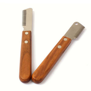 หวีเล็มขนสัตว์เลี้ยงสุนัขแมว29ซี่มีดตัดแต่งขนสัตว์เลี้ยงดีไซน์ล่าสุดมีดลอกขนสัตว์เลี้ยงจากสเตนเลส - Product Image 5