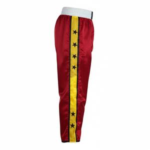 Muay Thai Kickboxing Pants Mens <b>Training</b> Sportswear Custom Elastic Waist Professional Kickboxing <b>Trousers</b> For MMA Cage Fighting - Product Image 6